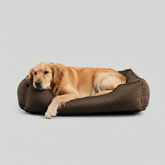 Chester & Lee | Cotton Sleeper Dog Bed Brown