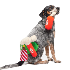 Do-It-Your-Elf Toolbelt Wearable Multipart Plush Tug Dog Toy