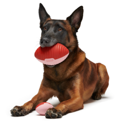 Red Zone Football Super Chewer Durable Fetch Dog Toy