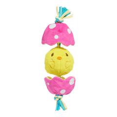 Peep-A-Bird Plush Tug Dog Toy