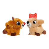Rudolph® & Clarice™ Plush Multi-Part Dog Toy