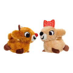 Rudolph® & Clarice™ Plush Multi-Part Dog Toy