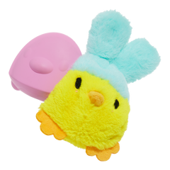 Good Hare Day Chick Durable Super Chewer 2-in-1 Rip and Reveal + Fetch Dog Toy