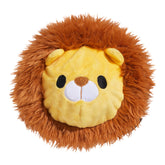 Lionel Lion Durable Super Chewer 2-In-1 Rip And Reveal + Fetch Dog Toy