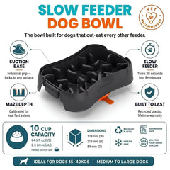 Slow Feeder Dog Bowl | Super Feedy