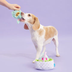 BARK Easter Bundle Plush Multi-Part + Tug + Enrichment Dog Toy