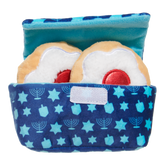 Woofganiyot Hanukkah Plush Multi-Part + Enrichment Dog Toy