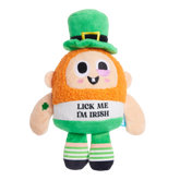 Lick Me Leprechaun Plush 2-in-1 Rip and Reveal + Gnaw Dog Toy