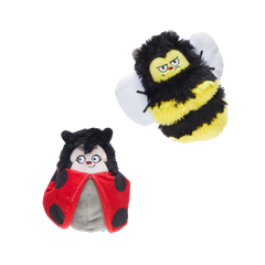 Simone & Jean-Paul The Love Bugs Plush Multi-Part + Fetch Dog Toy