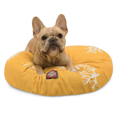 Coral Round Dog Bed
