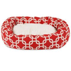Links Sherpa Bagel Dog Bed