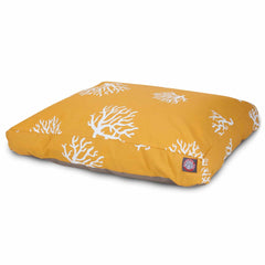 Coral Rectangle Dog Bed