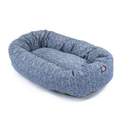 Palette Heathered Bagel Dog Bed