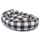 Anderson Check Bagel Dog Bed
