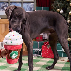 Jumbo Jingle Latte Plush Extra-Large Dog Toy