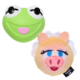 The Muppet Kermit & Miss Piggy Super Chewer Bundle Durable Multi-Part Dog Toy