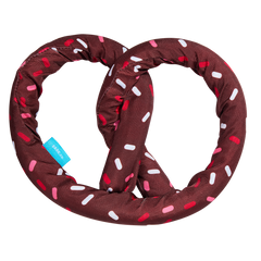 Chocolick Pretzel Plush Extra-Large Tug Dog Toy