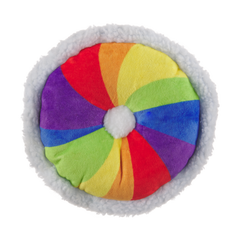 Rainbow-wow Bagel Plush Tug Dog Toy
