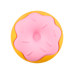 Dunkin'® Strawberry Donut Durable Super Chewer Dog Toy
