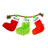 Well Hung Stockings Plush Tug Dog Toy