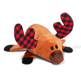 Buffalo Plaid Blitzen Plush Tug + Extra-Large Dog Toy