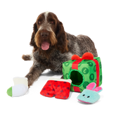 Holly Day's Presents Plush Extra-Large + Multi-Part + Enrichment Dog Toy