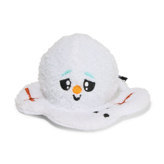 Slushy The Snowman Durable Super Chewer 2-in-1 Rip and Reveal Dog Toy