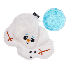 Slushy The Snowman Durable Super Chewer 2-in-1 Rip and Reveal Dog Toy