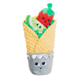 Extra-Snuffed Burrito Plush Extra-Large Multi-Part + Enrichment Dog Toy