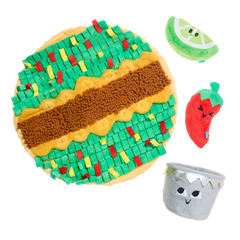 Extra-Snuffed Burrito Plush Extra-Large Multi-Part + Enrichment Dog Toy