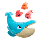 Hungry Hungry Humpback Plush Extra-Large + Multi-Part Dog Toy