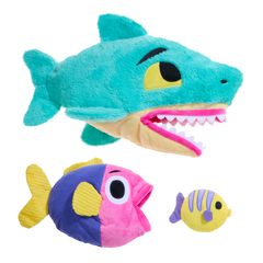 Feeding Frenzy Plush Extra-Large + Multi-Part Dog Toy