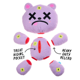 Deady Bear Plush Extra-Large Multi-Part + Enrichment Dog Toy