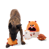 Hannibal Hamster Plush Extra-Large Multi-Part Dog Toy