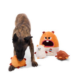 Hannibal Hamster Plush Extra-Large Multi-Part Dog Toy