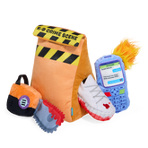 Buried Evidence Plush Multi-Part Enrichment Dog Toy