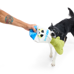 Arf Bag Plush Tug + Enrichment Dog Toy
