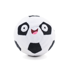 Kick & Lick Soccer Ball Plush Fetch Dog Toy