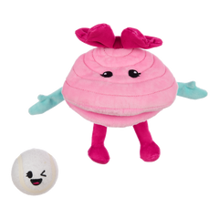 Clamantha Plush Multi-Part + Fetch Dog Toy