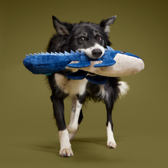 Mosasaurus Plush 2-in-1 Rip and Reveal Dog Toy