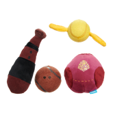 Quidditch™ Equipment Pack Plush Multi-Part + Tennis Ball Fetch Dog Toy