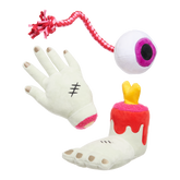 The Part-y Pack Plush Multi-Part + Tug Dog Toy