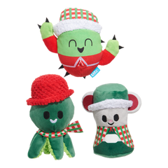 Sing Song Ding Dongs Multipart Plush Multi-Part Dog Toy