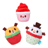 Merry Cupcakes Plush Multi-Part Dog Toy