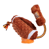Go Long Distance Call Plush Tug Dog Toy