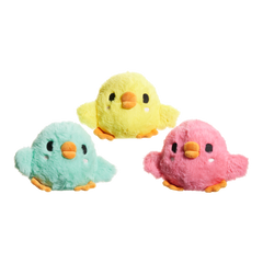 The Licksy Chicks Plush Multi-Part + Fetch Dog Toy