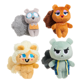 Golden Squirrels Plush Multi-Part Dog Toy