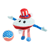 Uncle Clam Plush Multi-Part + Fetch Dog Toy