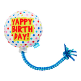 Yappy Birthday Balloon Plush Tug Dog Toy