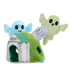 Now You See 'Em Mausoleum Plush Multi-Part + Enrichment Dog Toy